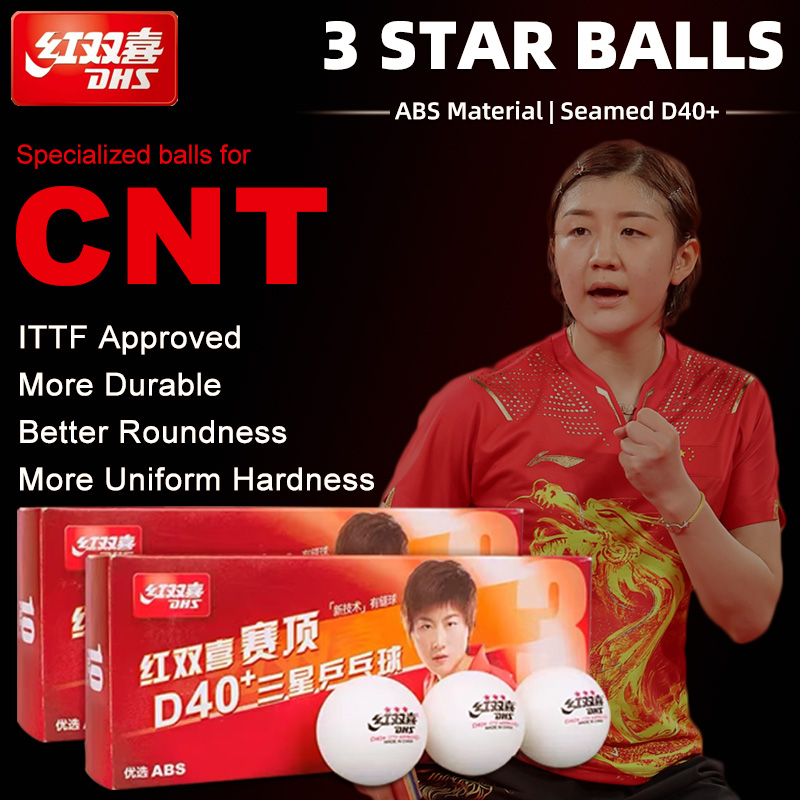 Table Tennis Olympics - DHS D40 + DJ40 + ลูกปิงปอง