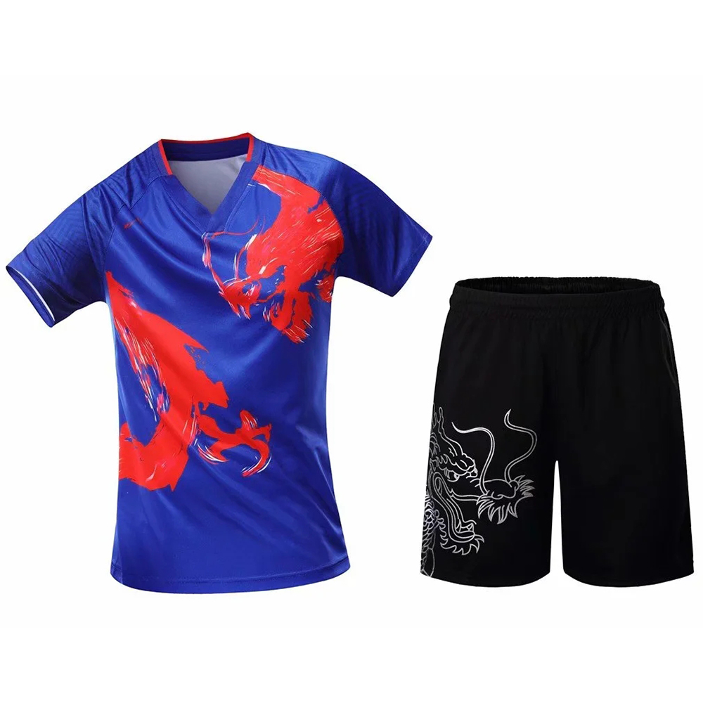 เสื้อเทเบิลเทนนิสลายมังกรจีนสำ - Table Tennis Zhang Jike บทวิจารณ์และราคา