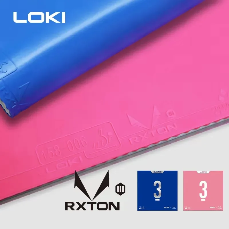 ยางปิงปอง LOKI RXTON 3 สีฟ้าชม - Table Tennis Loki บทวิจารณ์และราคา